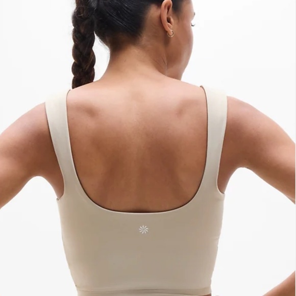 Athleta Transcend Square Neck Crop Bra, Sz M - Picture 2 of 6